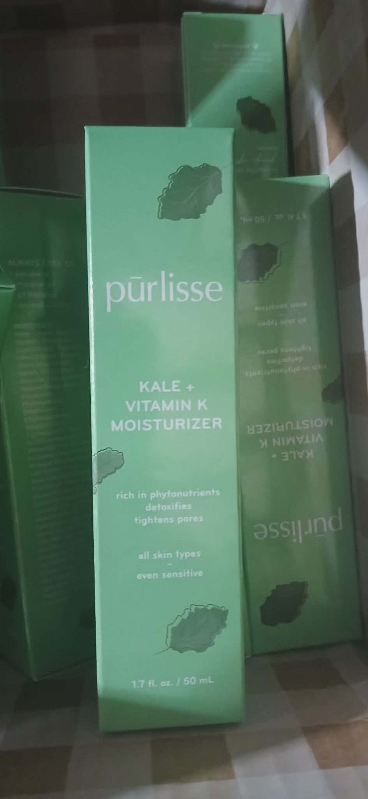 PURLISSE BEAUTY Kale + Vitamin K MOISTURIZER 1.7 oz NIB SEALED