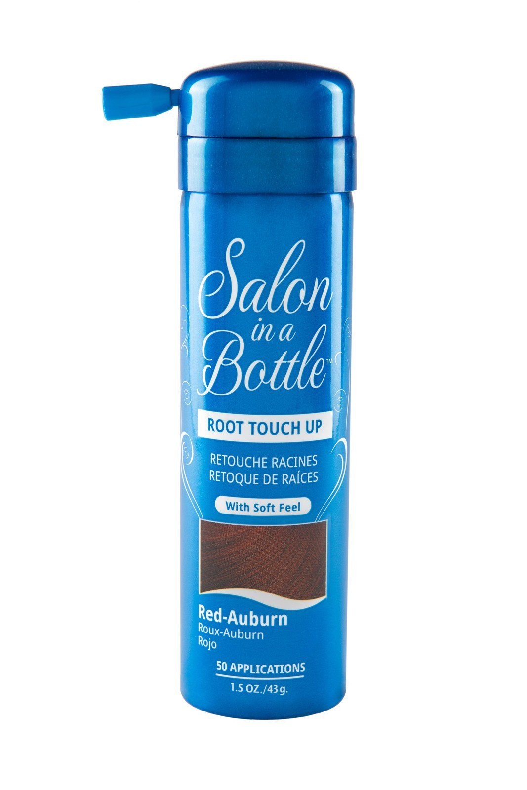 Root Touch Up Spray for Gray Hair - Red Auburn, Waterproof & Quick Cover