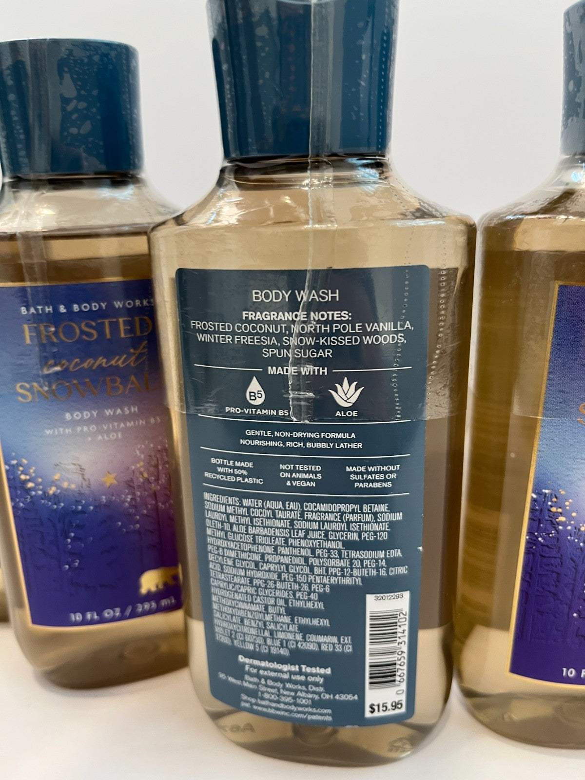 Frosted Coconut Snowball Body Wash - 10 oz, Pack of 6