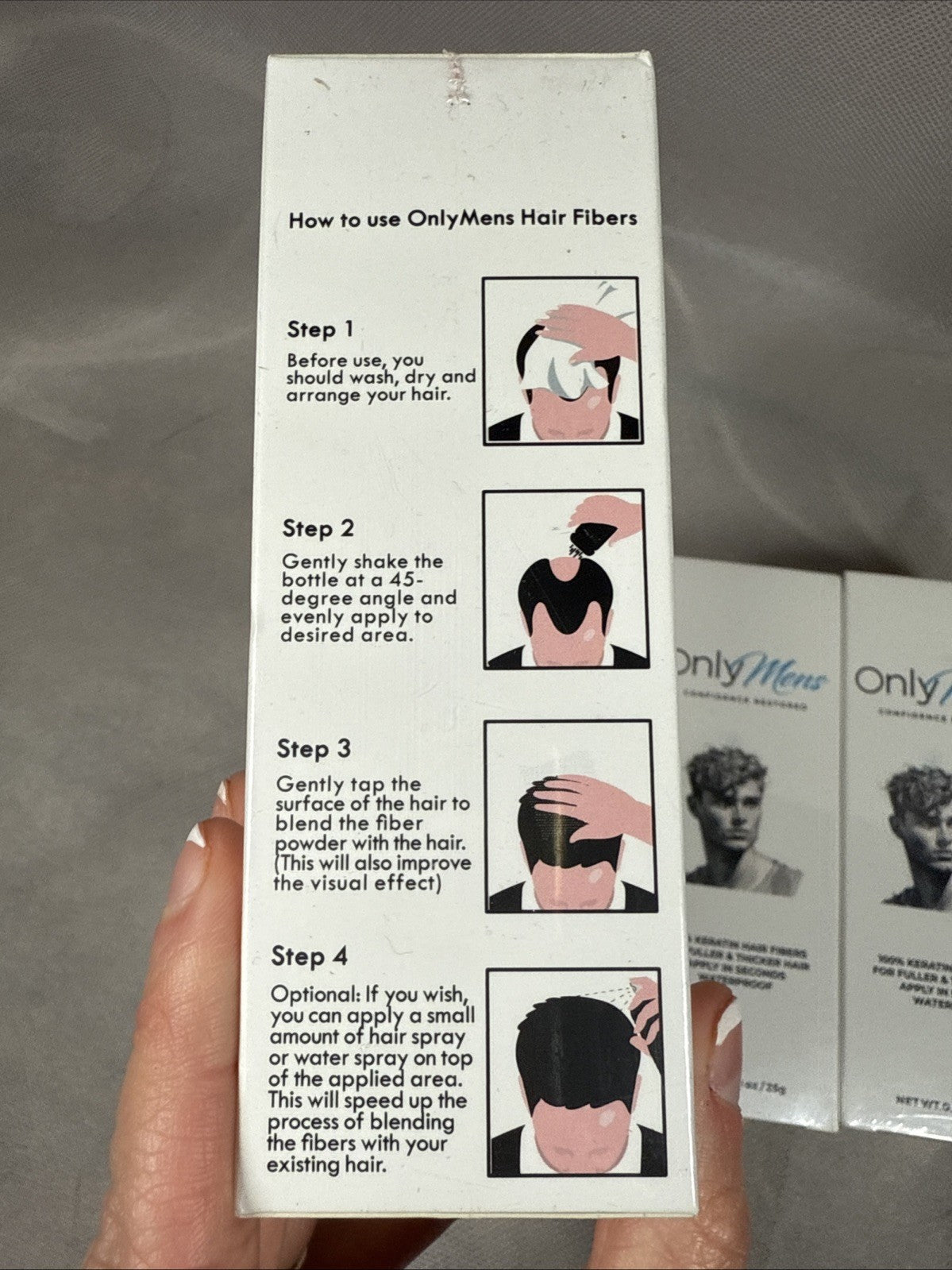 Keratin Hair Fibers Dark Brown - 3 Pack
