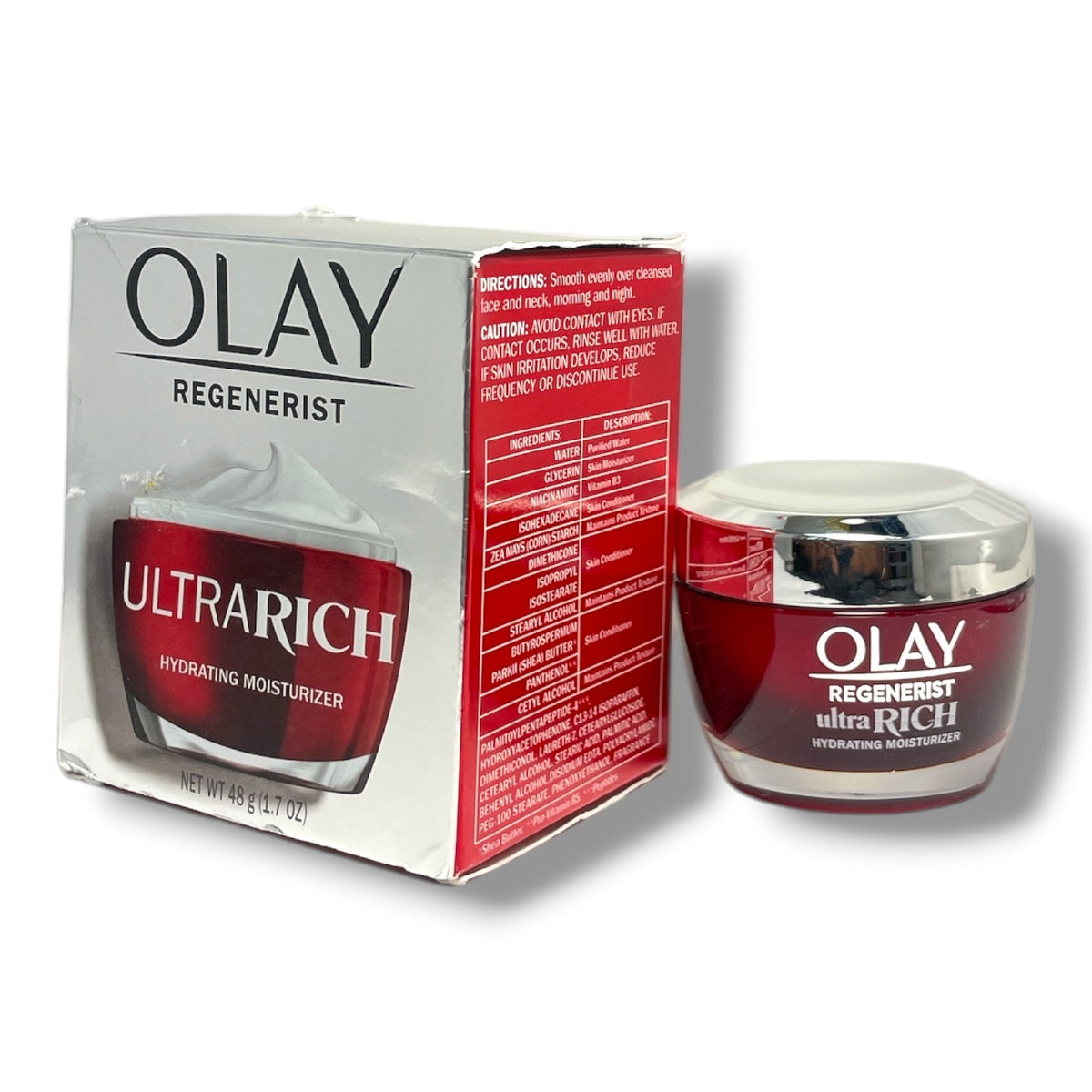 Hydrating Face Moisturizer Creams for All Skin Types - 48g/1.7oz