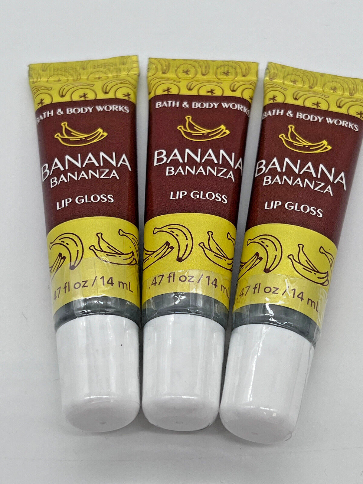 Lip Gloss Set - Banana Bananza, 3-Pack, 0.47oz Each