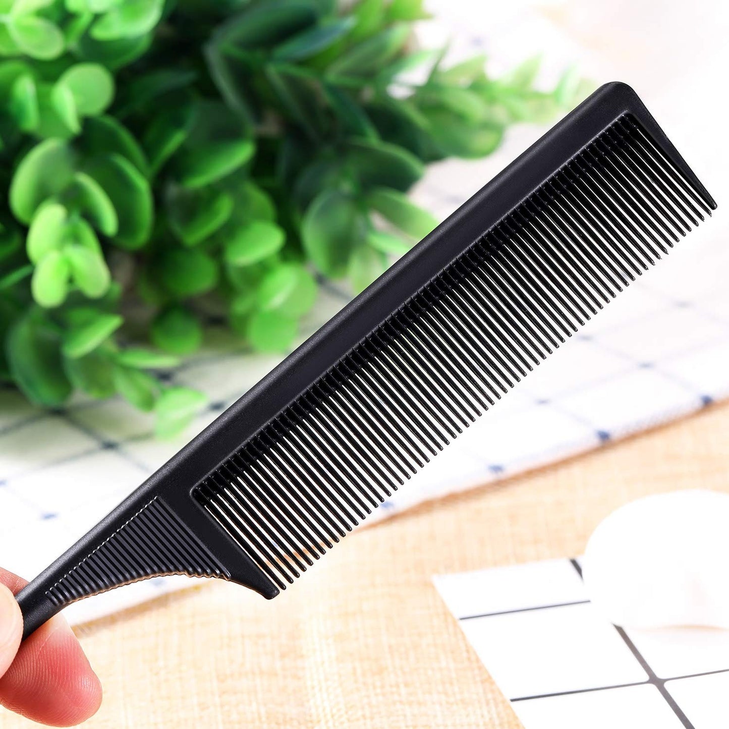 Anti-Static Carbon Fiber Hair Combs Set for Volume & Styling - 3 Pieces