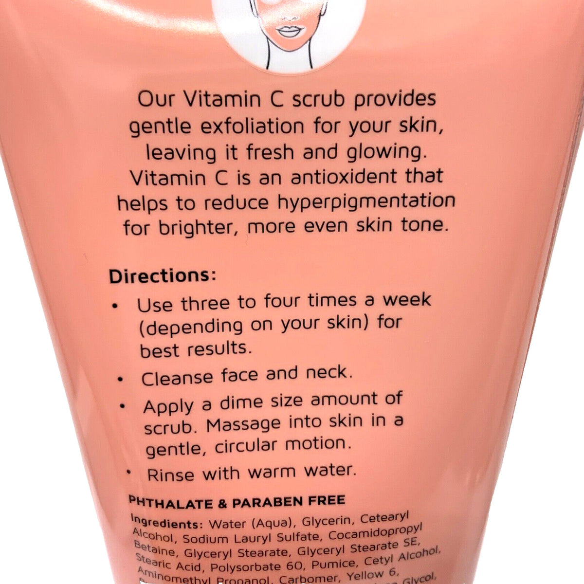 2x Precision Beauty Brightening Vitamin C Exfoliating Face Scrub