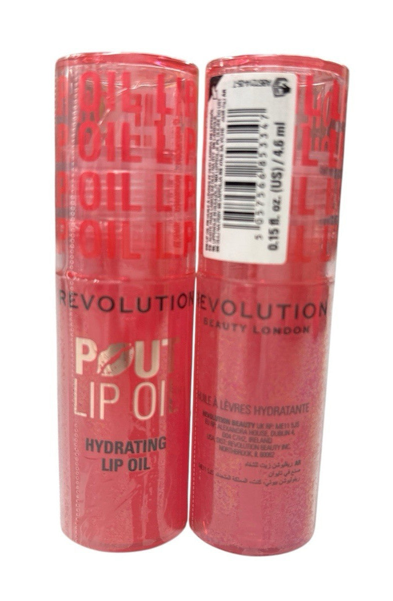Hydrating Watermelon Pink Lip Oil Set - Nourishing Gloss & Shine
