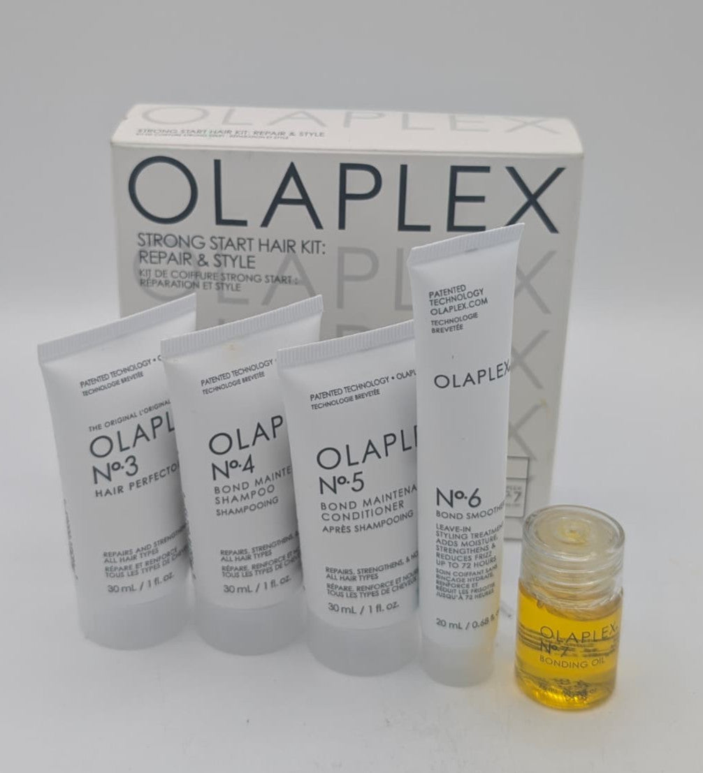 Olaplex Strong Start Hair Kit: Repair & Style. Set 5 Products.