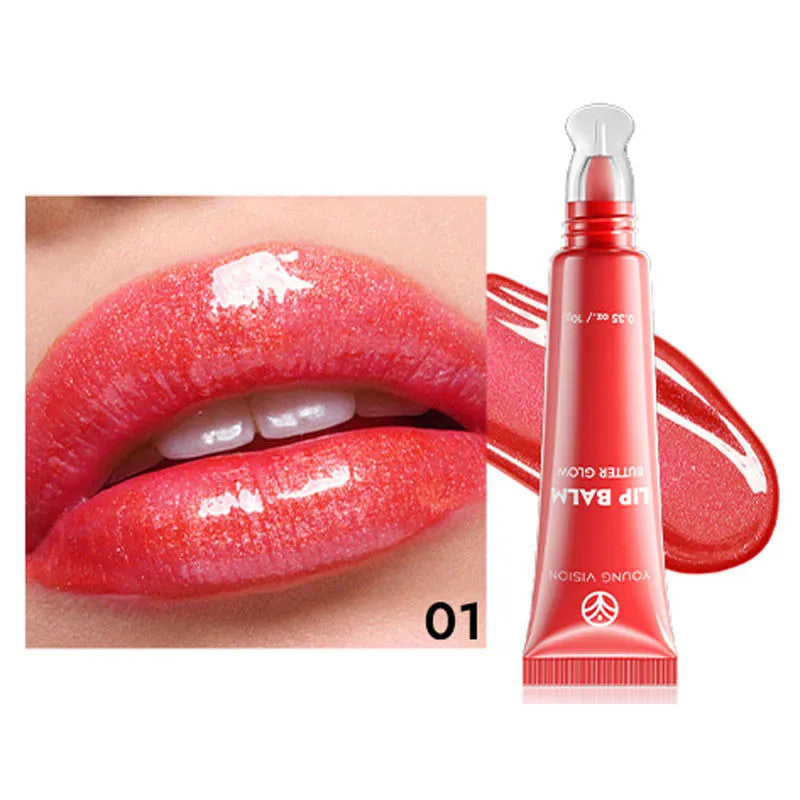 Shimmering Hydrating Lip Gloss Set for Layering & Makeup - 6 Colors