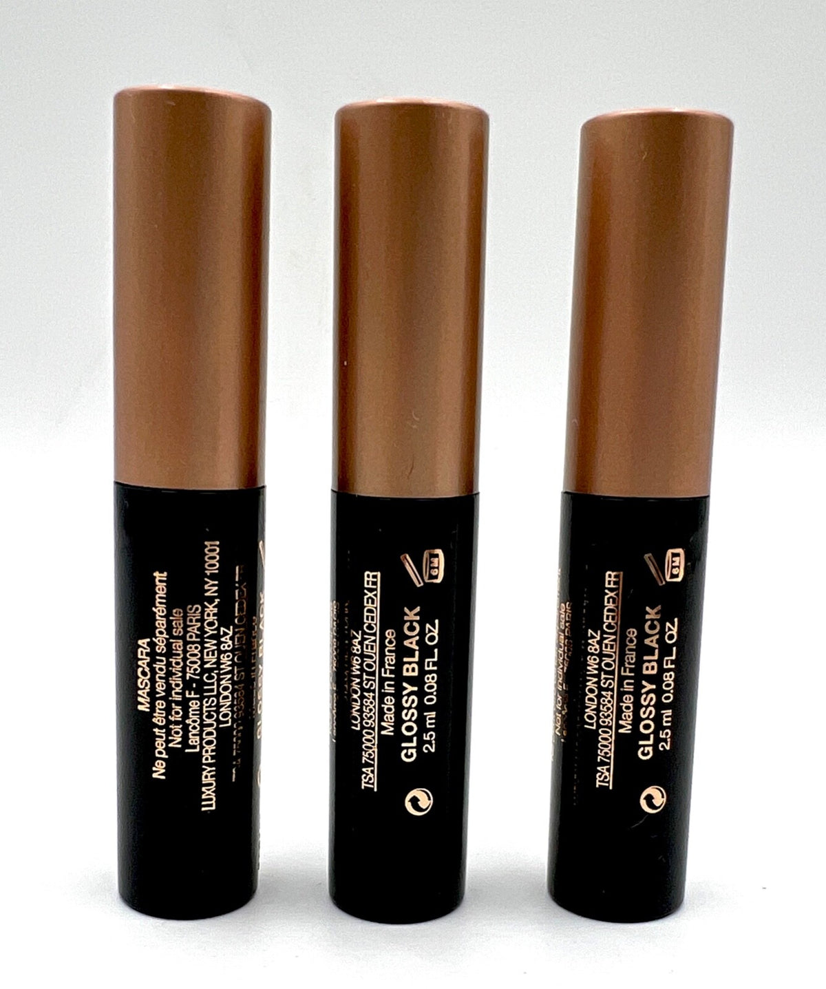 Lancome Idole Lash Lifting Volumizing Mascara - Glossy Black - 3 Pack 7.5ml