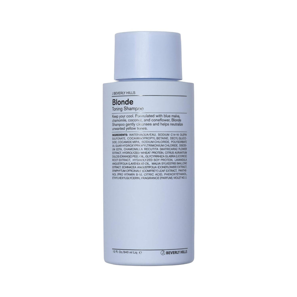 Blonde Toning Shampoo for Blonde Hair - Moisturizing & Refreshing 340ml