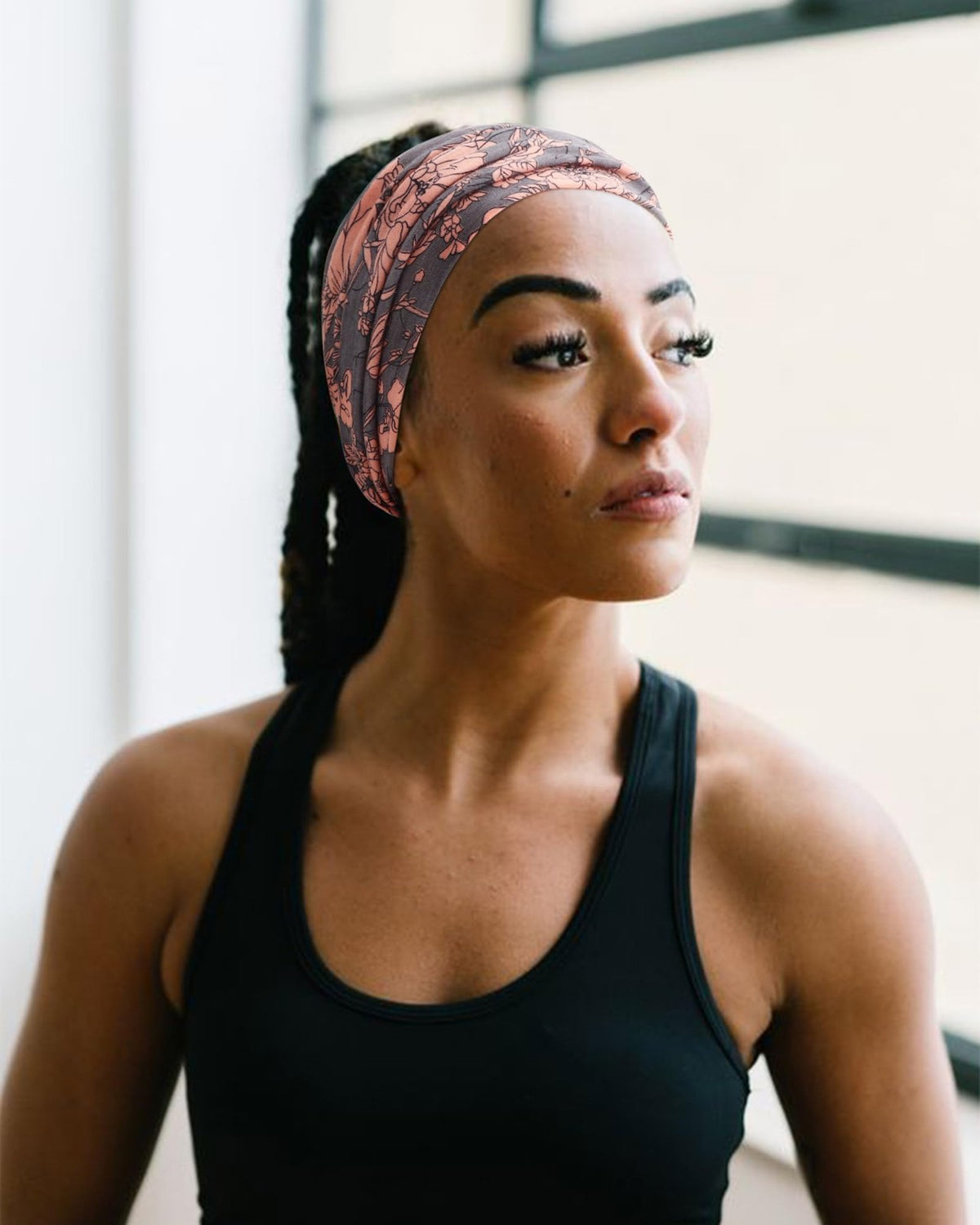 Extra Wide Headbands for Women Large Turban One Size, 6 Pcs: B