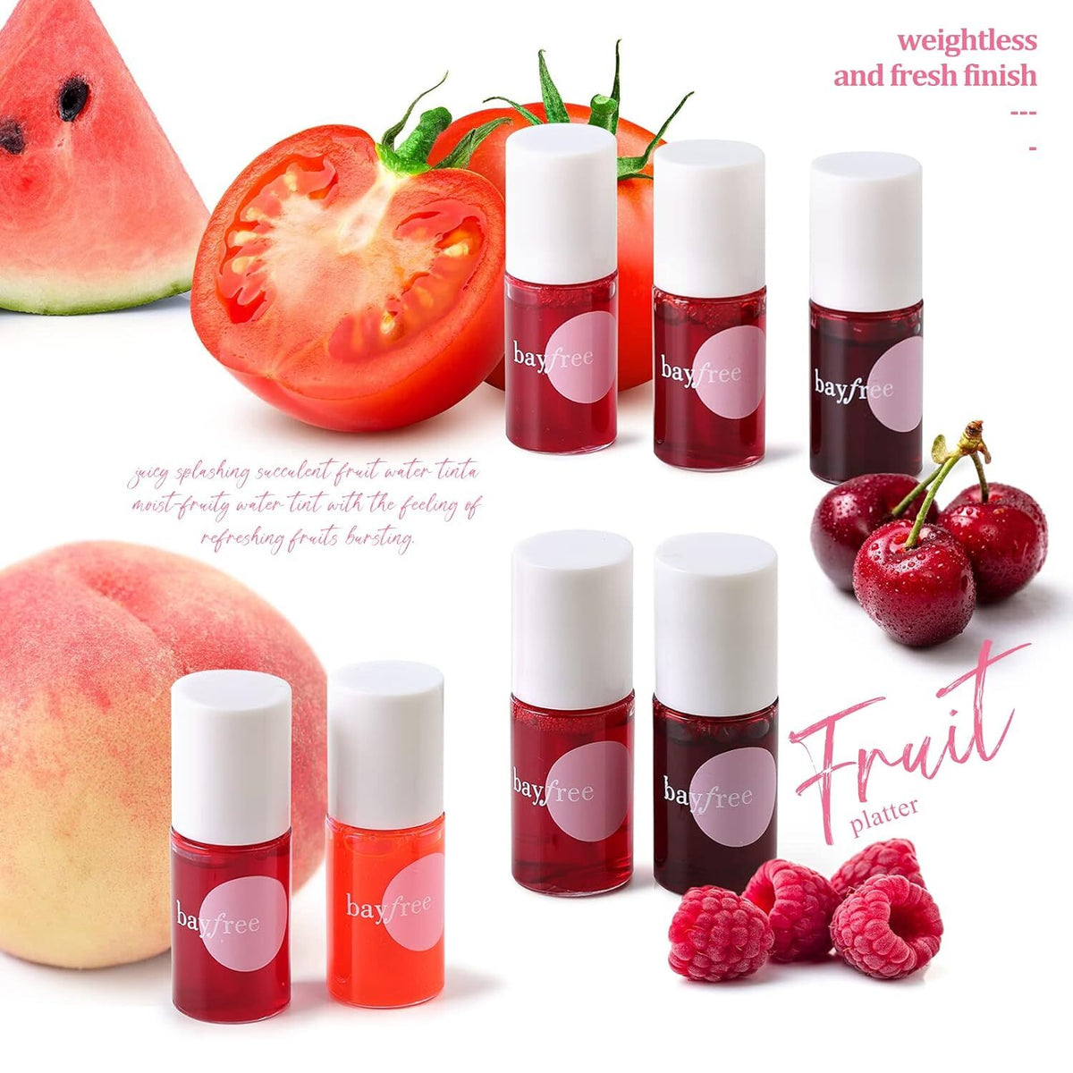 Long Lasting Waterproof Lip Tint Set - Non-Sticky Lip & Cheek Color