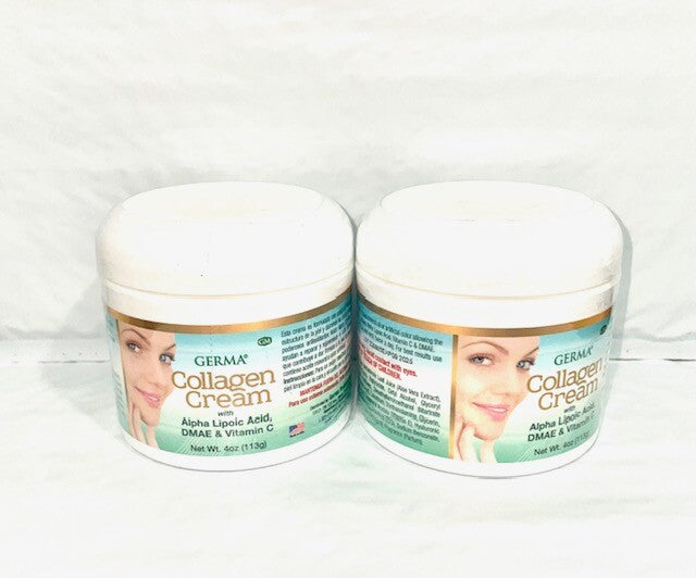 Germa Collagen Cream with Alpha Lipoic Acid Vitamin C 4 oz - Anti-Aging Skin Care