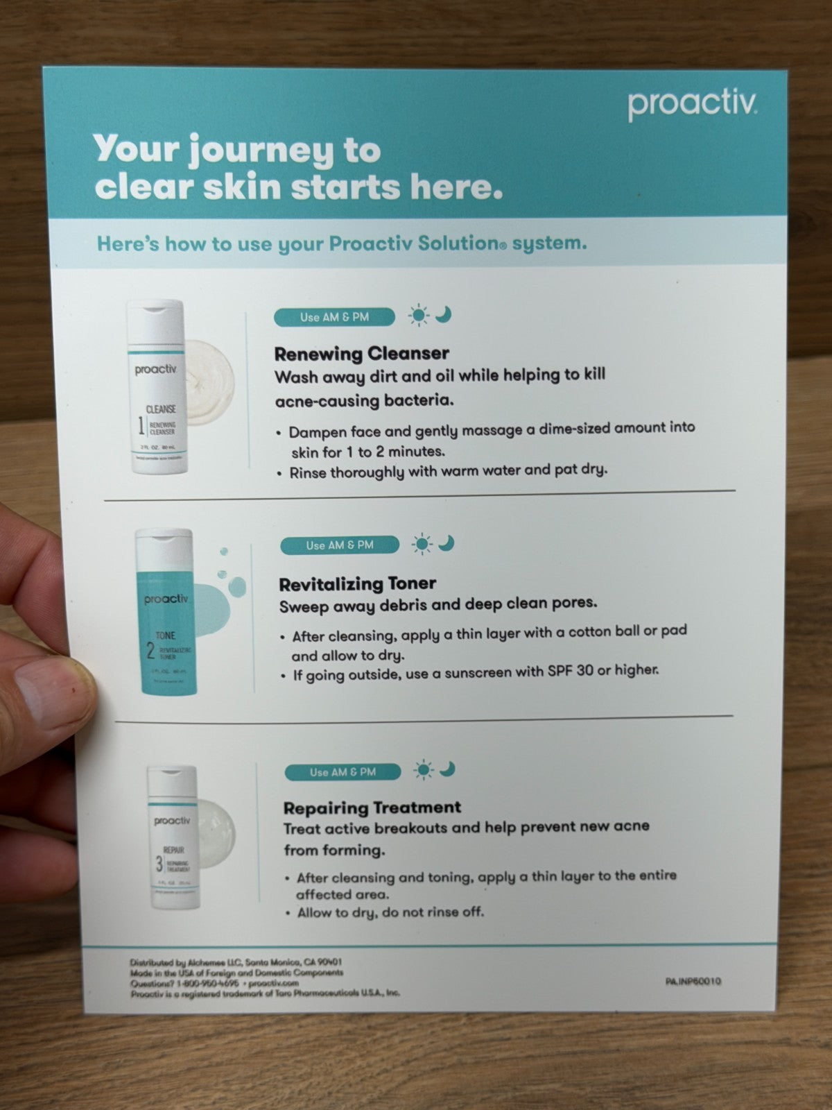 Proactiv 60 Day 3-Step Acne Treatment System with Patches - Sealed Kit