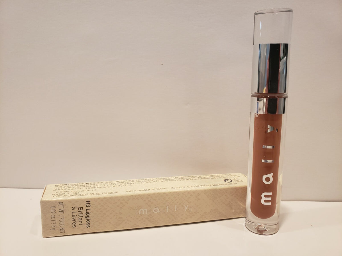 Nude Lip Gloss - Hydrating Lip Shine for Perfect Natural Look - 0.09 Oz