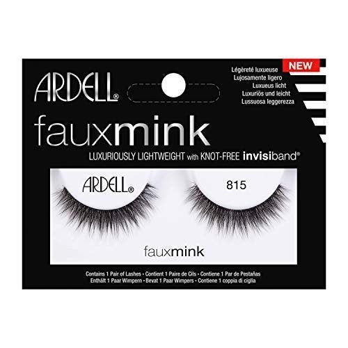 Faux Mink Lashes 815 Black - Handcrafted, Lightweight, Seamless Effect