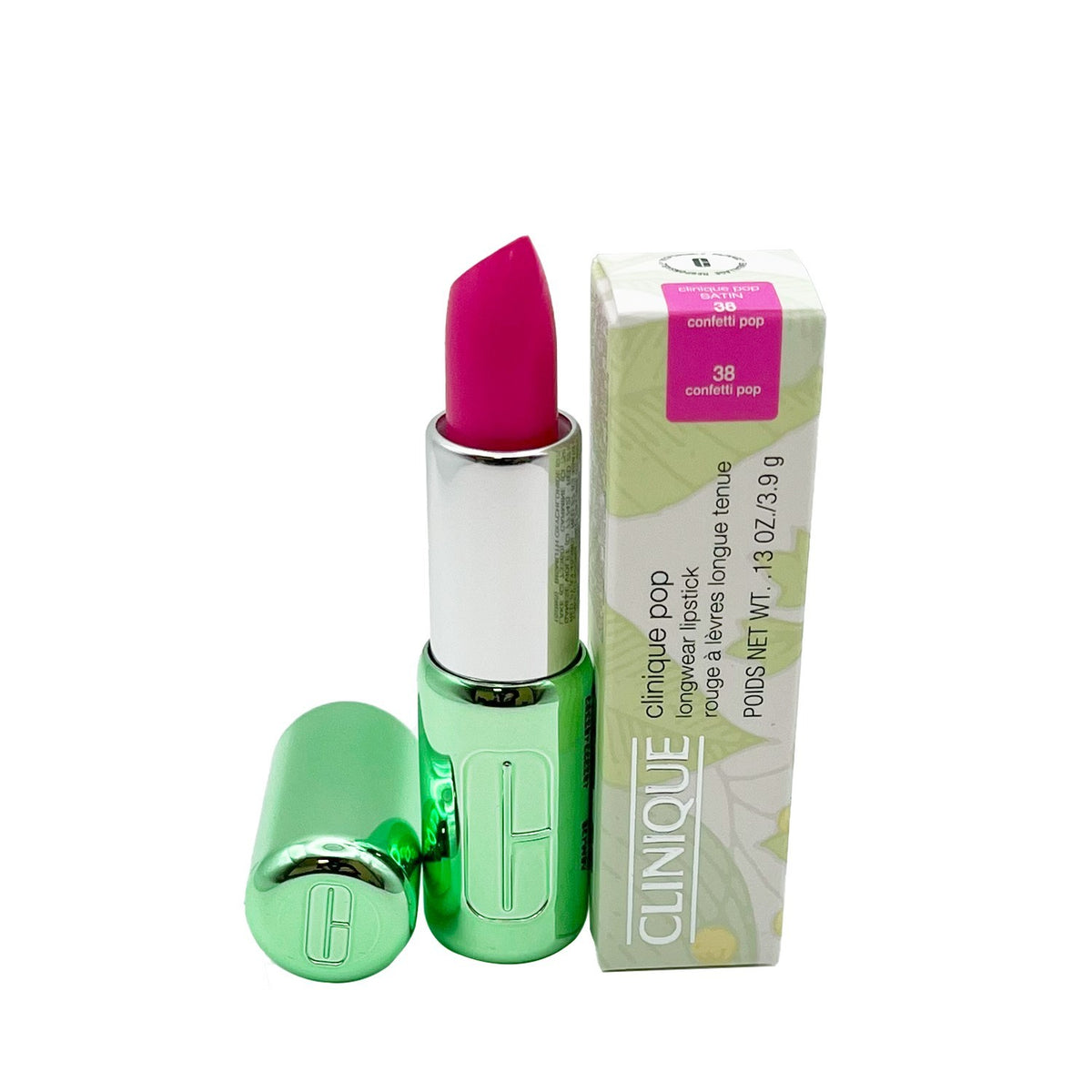 Longwear Satin Lipstick - 38 Confetti Pop, Full Size, New