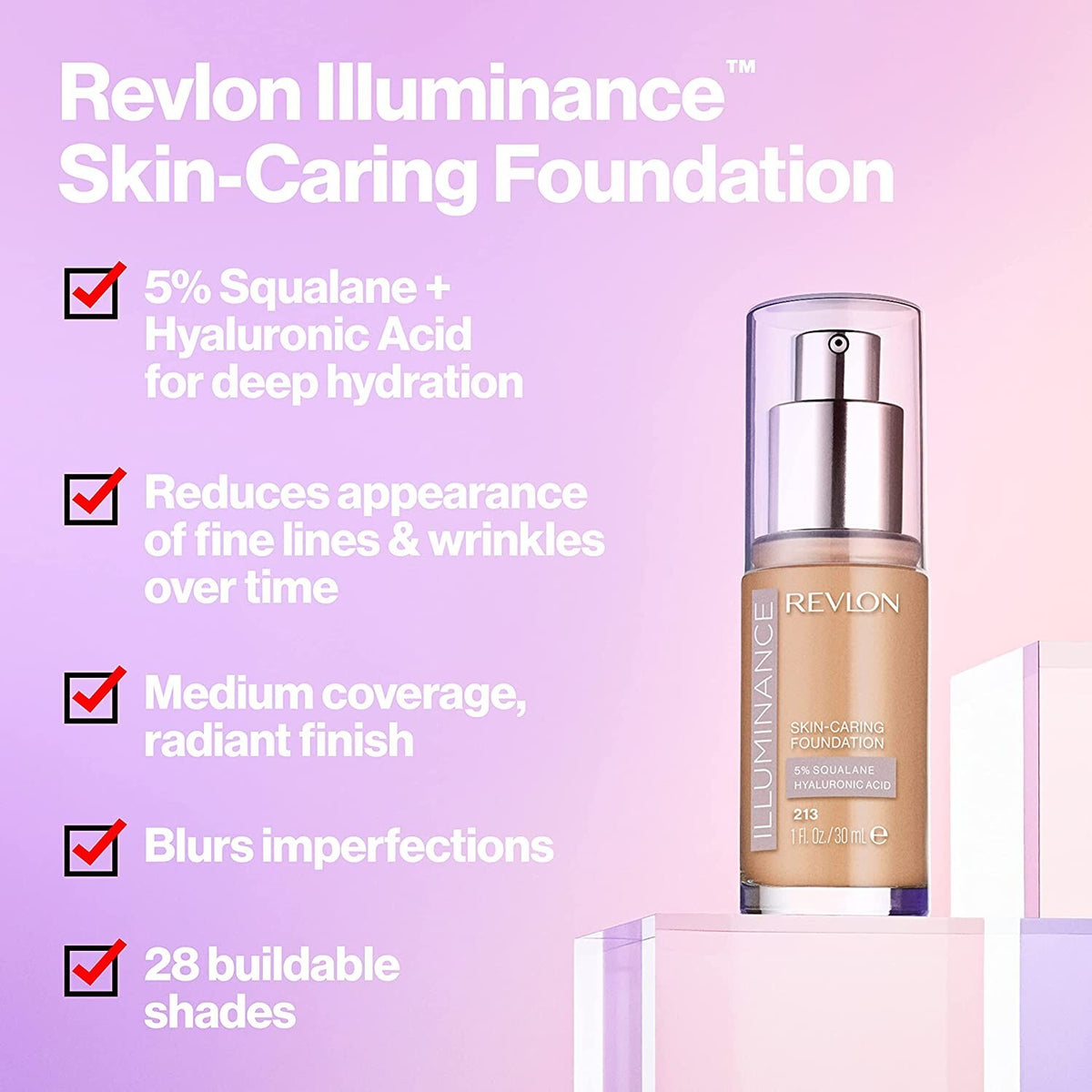 Revlon Illuminance Foundation Skin Care Radiant Liquid SPF 1 Fl Oz