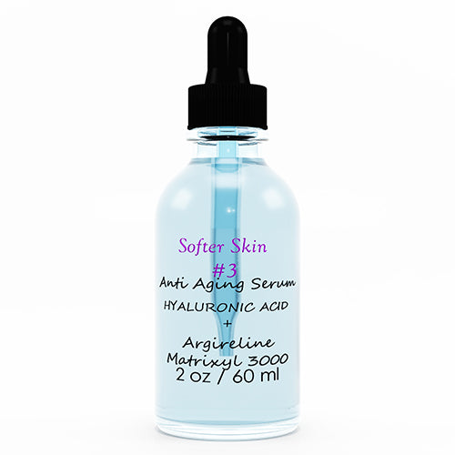 Argireline Matrixyl 3000 Peptide Face Serum with Hyaluronic Acid - 2 oz