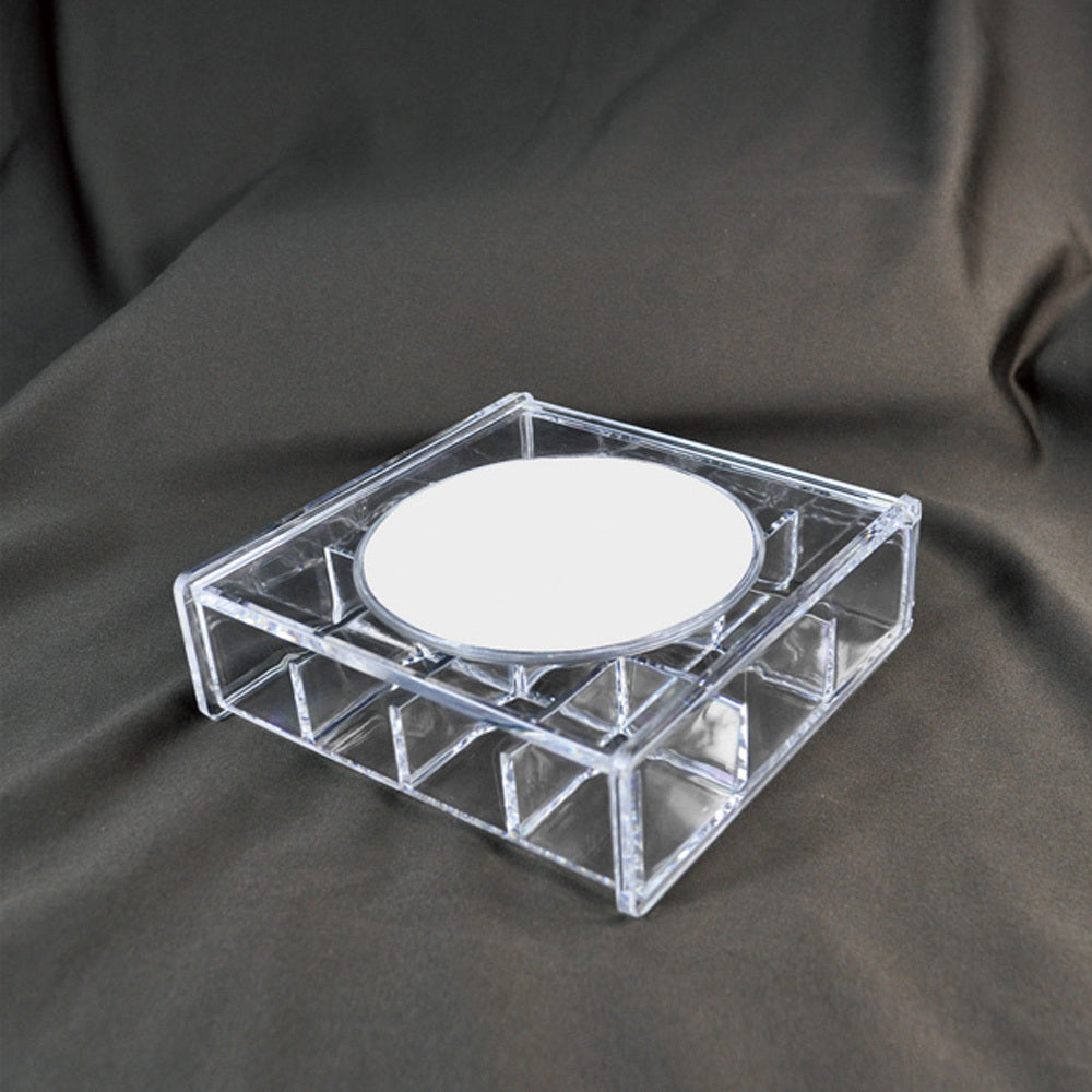 Jewelry and Cosmetic Storage Organizer with Mirror Lid, 12 Compartments