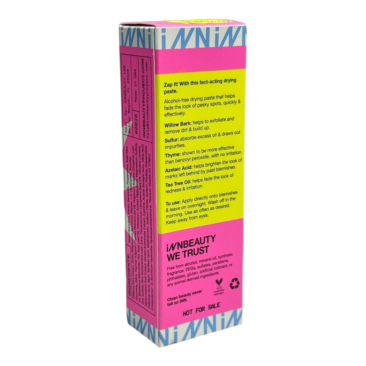 Overnight Pimple Spot Treatment Paste - 14.5g Acne Spot Drying Gel