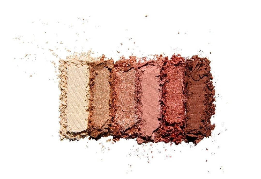 Mini Eyeshadow Palette - 6 Shades, Neutral & Sin Tones, Travel Size