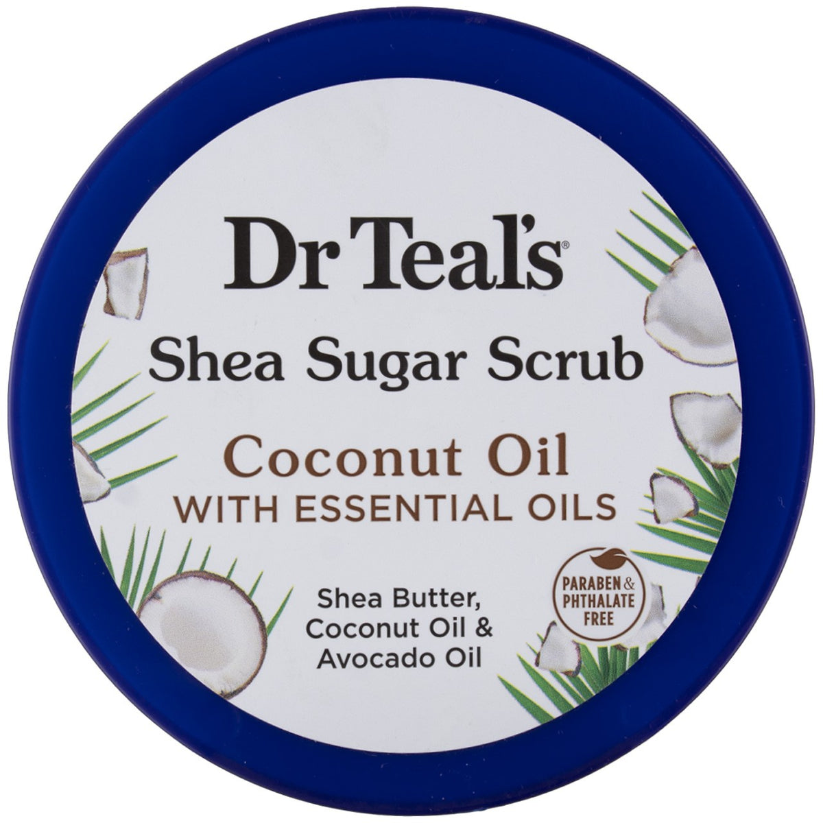 4 Pack Dr Teal's Shea Sugar Body Scrub, Coconut, 19 oz