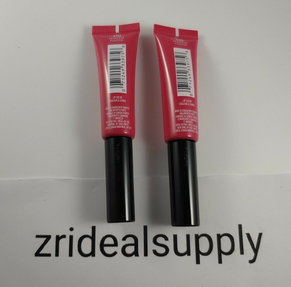 Infallible Paints Lip Color 318 Fearless Fuchsia – 2 Pack