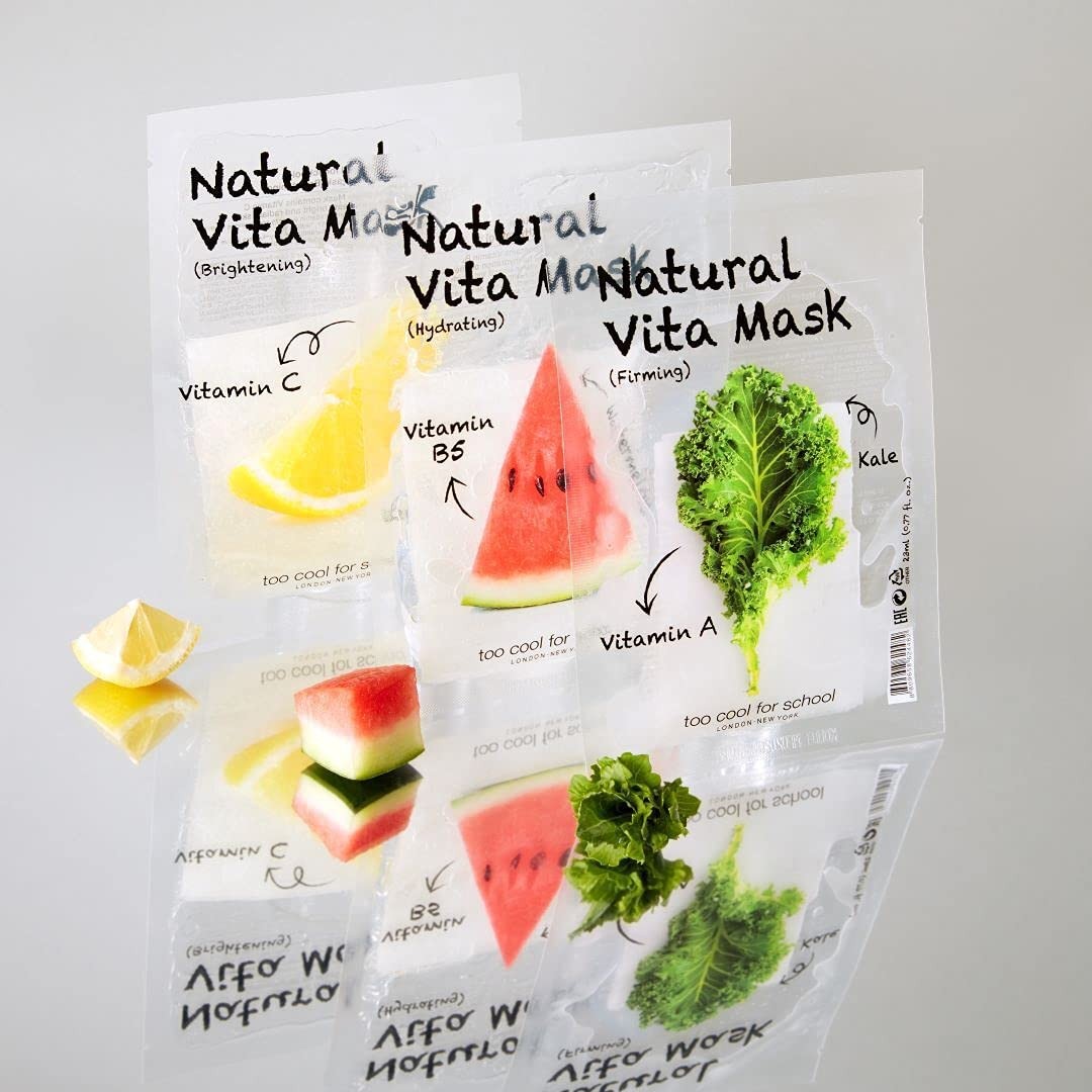 Vitamin C & Lemon Brightening Sheet Mask - 4 Pack