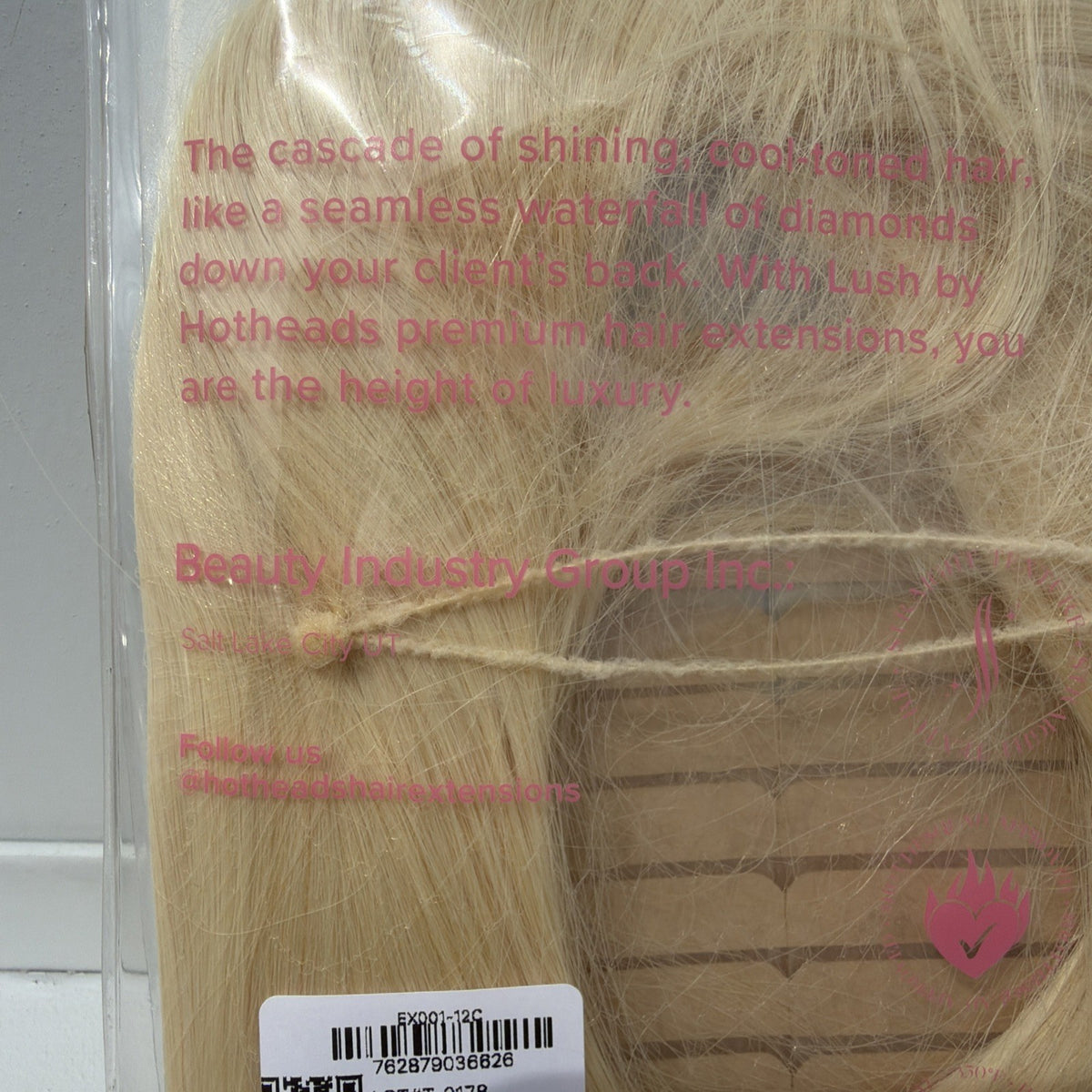 Hair Extension Tape-In Set - 22 Inch Blonde Virgin Remy Human Hair, 20 Pieces