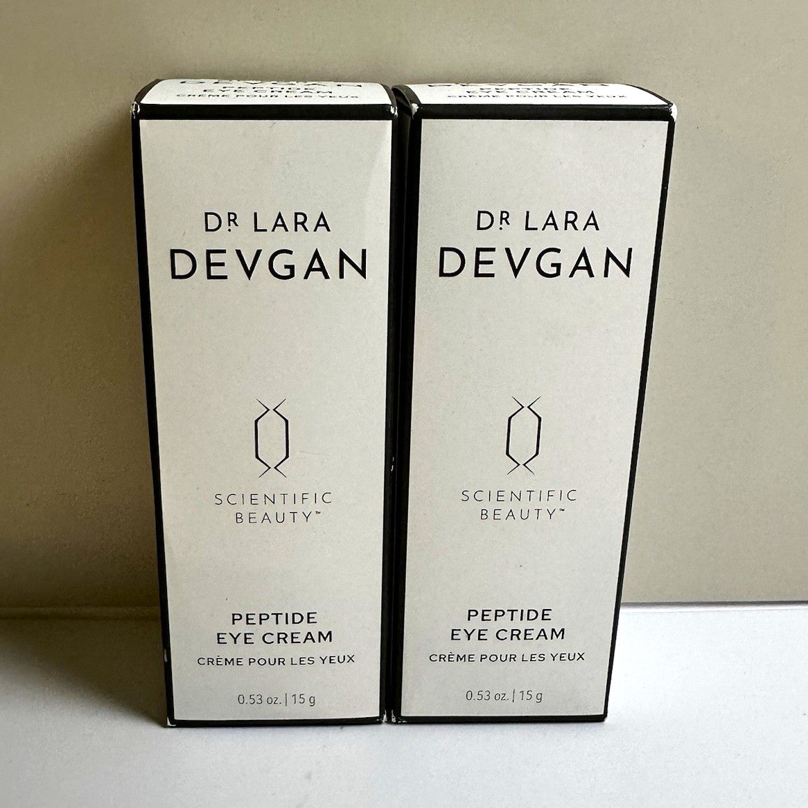 Peptide Eye Cream for Dark Circles and Fine Lines - 0.53oz (2 Boxes)