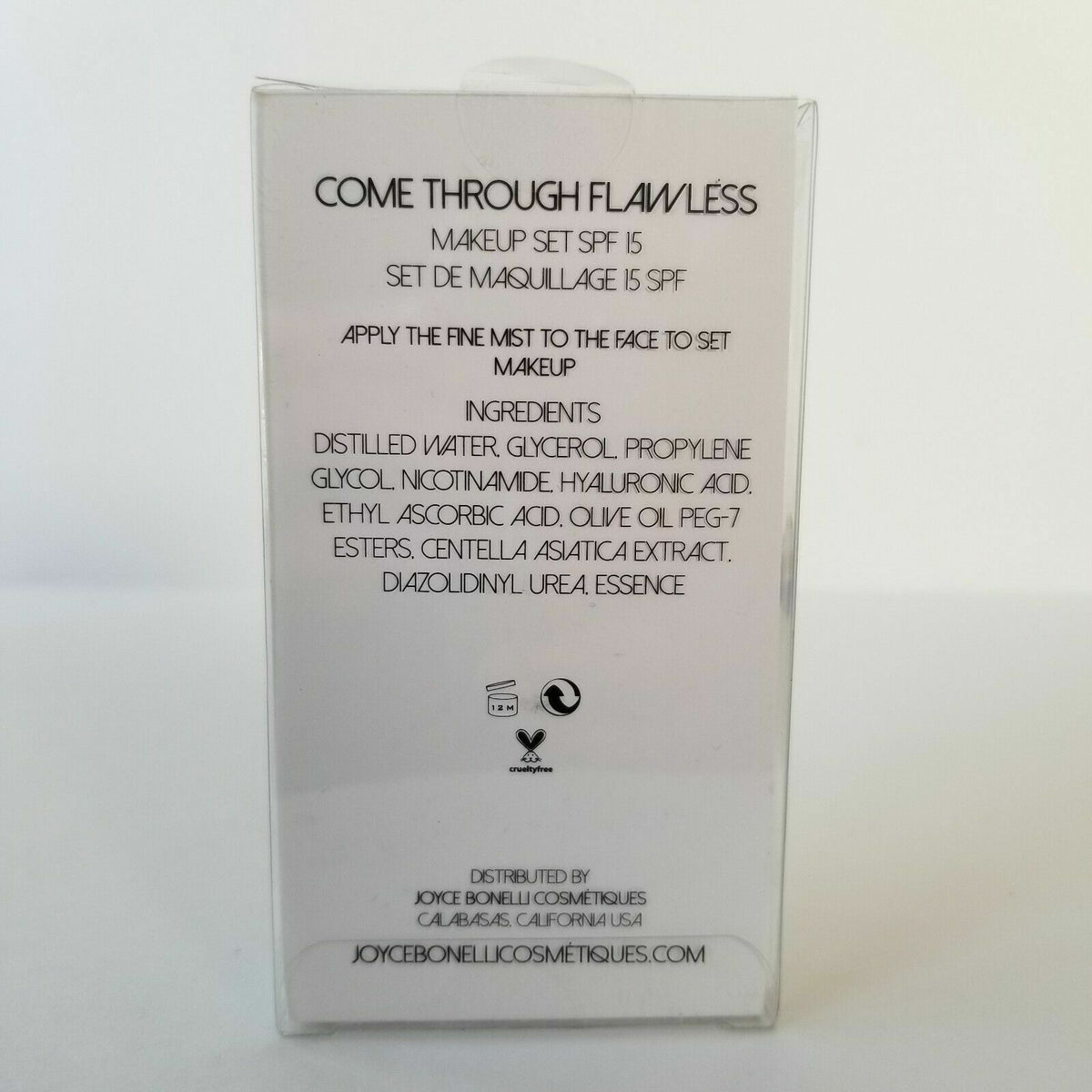 Makeup Setting Spray with SPF 15 - Flawless Finish & Sun Protection