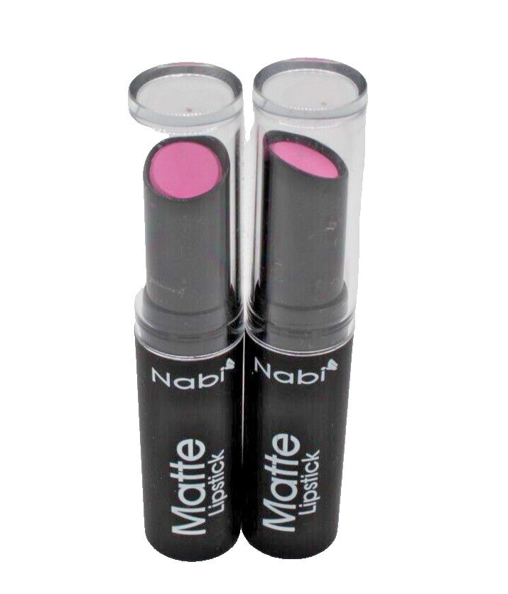 Matte Lipstick 2-Pack Angel Pink Lip Makeup - Long-Lasting, Hydrating
