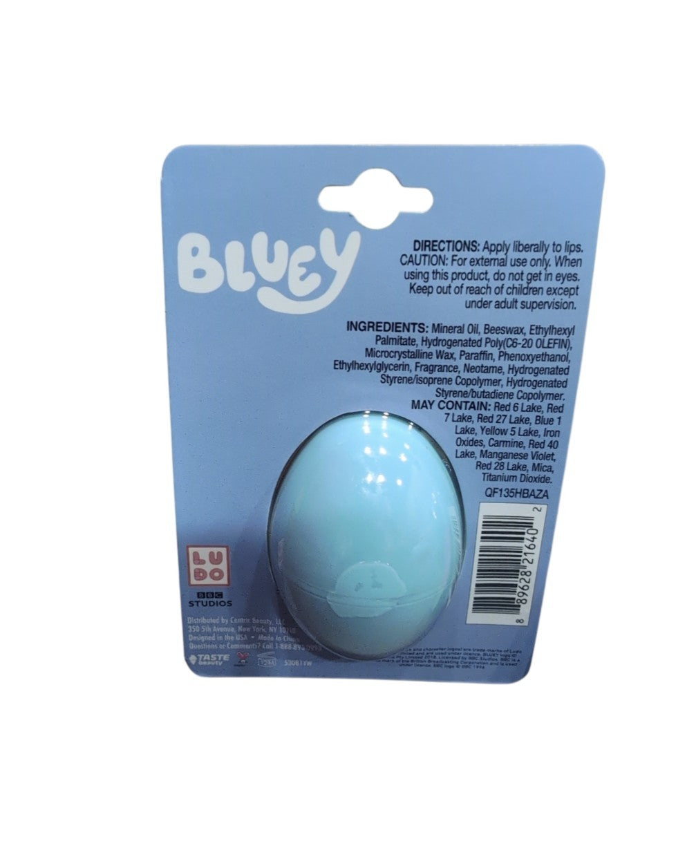 Berry Flavored Lip Balm Set - Bluey Easter Egg Molded 3 Pack