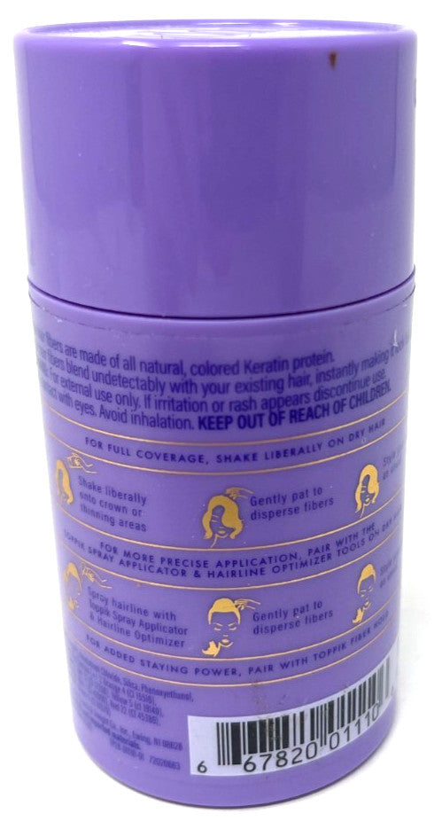 Toppik Hair Fibers Volumizing Micro-Fibers - Black 0.43oz