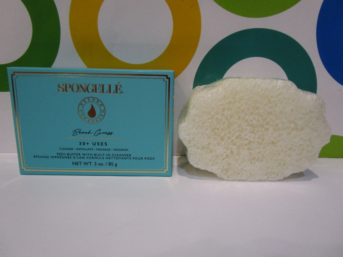 SpongeLle 30+ Uses Pedicure Buffer with Built-In Cleanser - 3 oz