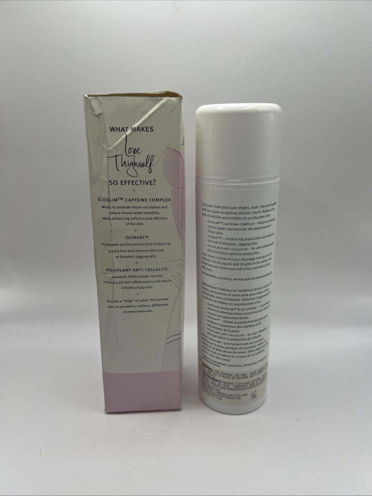 Thigh Toning Cellulite Cream with Caffeine & Anti-Cellulite Formula - 6.29 Oz