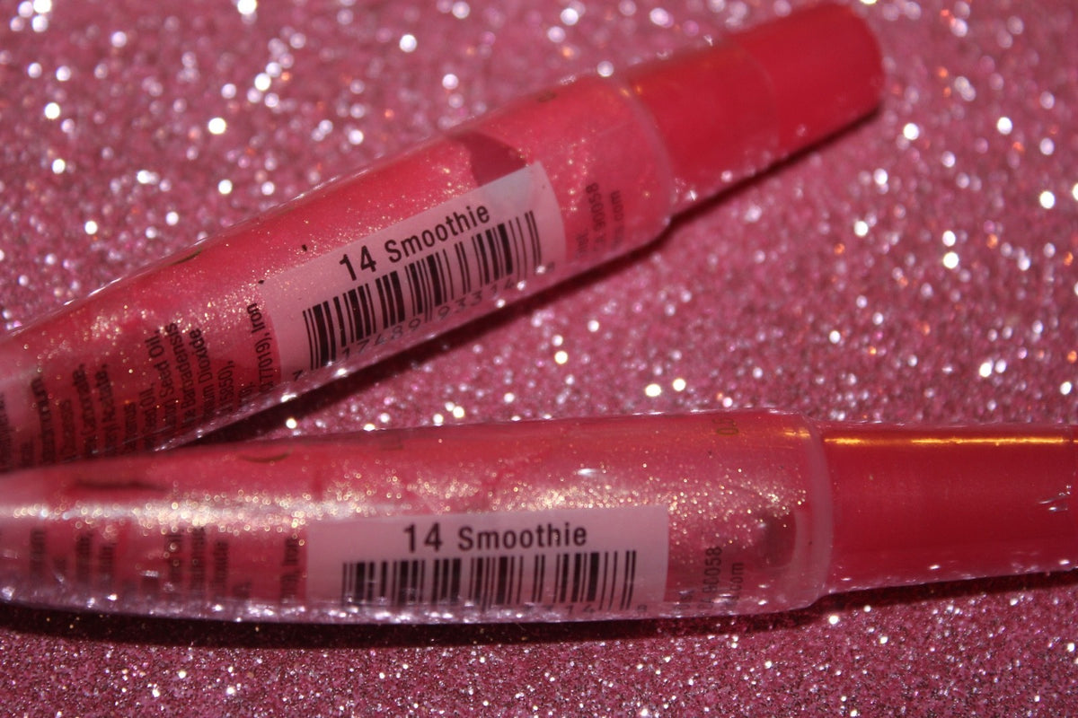 Set of 2 Ultra Glossy Lip Gloss Tubes #14 Smoothie - Sealed, Gift Ready
