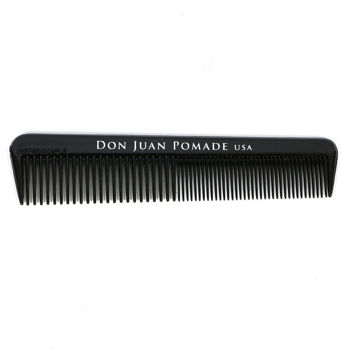 Don Juan 5-Inch Fine and Coarse Tooth Pocket Comb - Men's Grooming Tool