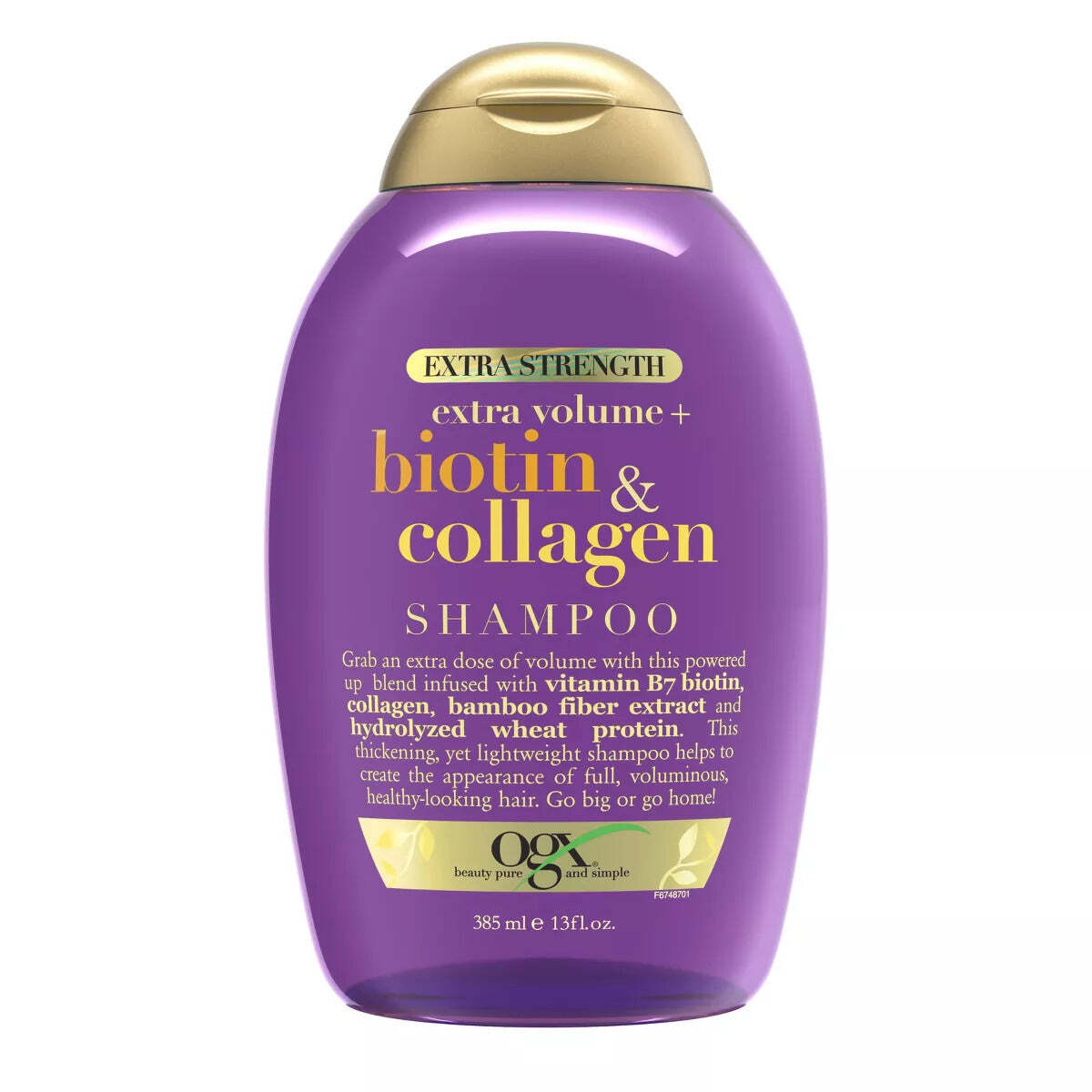 Biotin & Collagen Shampoo for Fine Hair - 385ML Sulfate-Free Volumizing