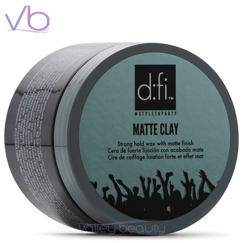 Strong Hold Matte Clay Wax for Hair Styling - Multiple Sizes