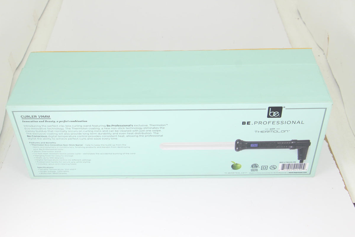 Digital 1-Inch Curling Iron with Thermolon Technology - Pearl Black