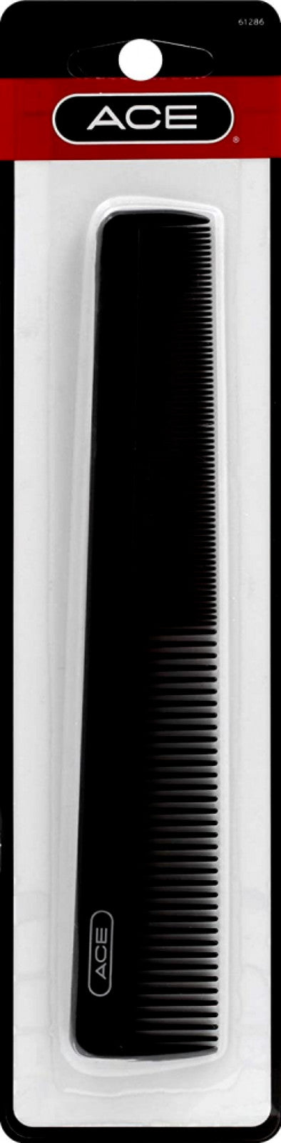 All Purpose Comb Pack - 2 Black Hair Combs for Styling & Detangling