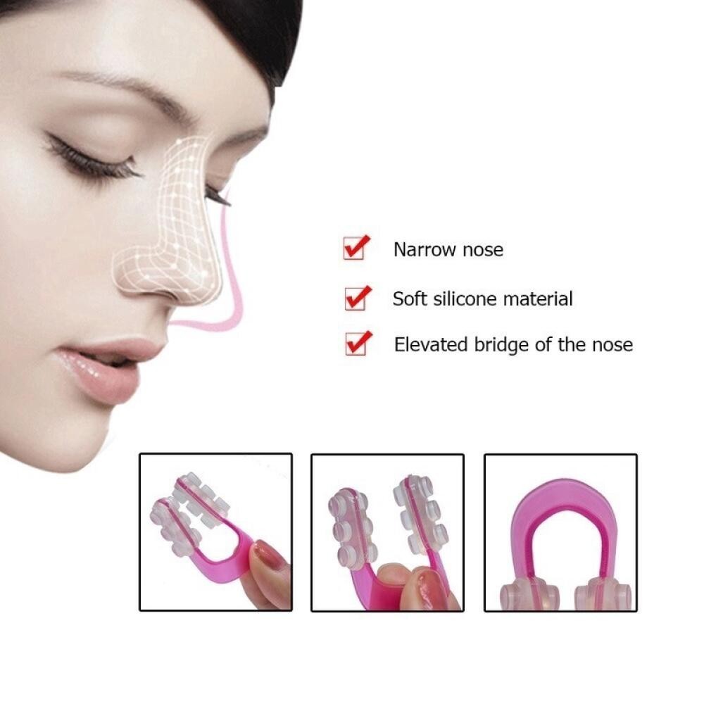 Silicone Nose Shaper Clip for Non-Invasive Nose Slimming & Lifting