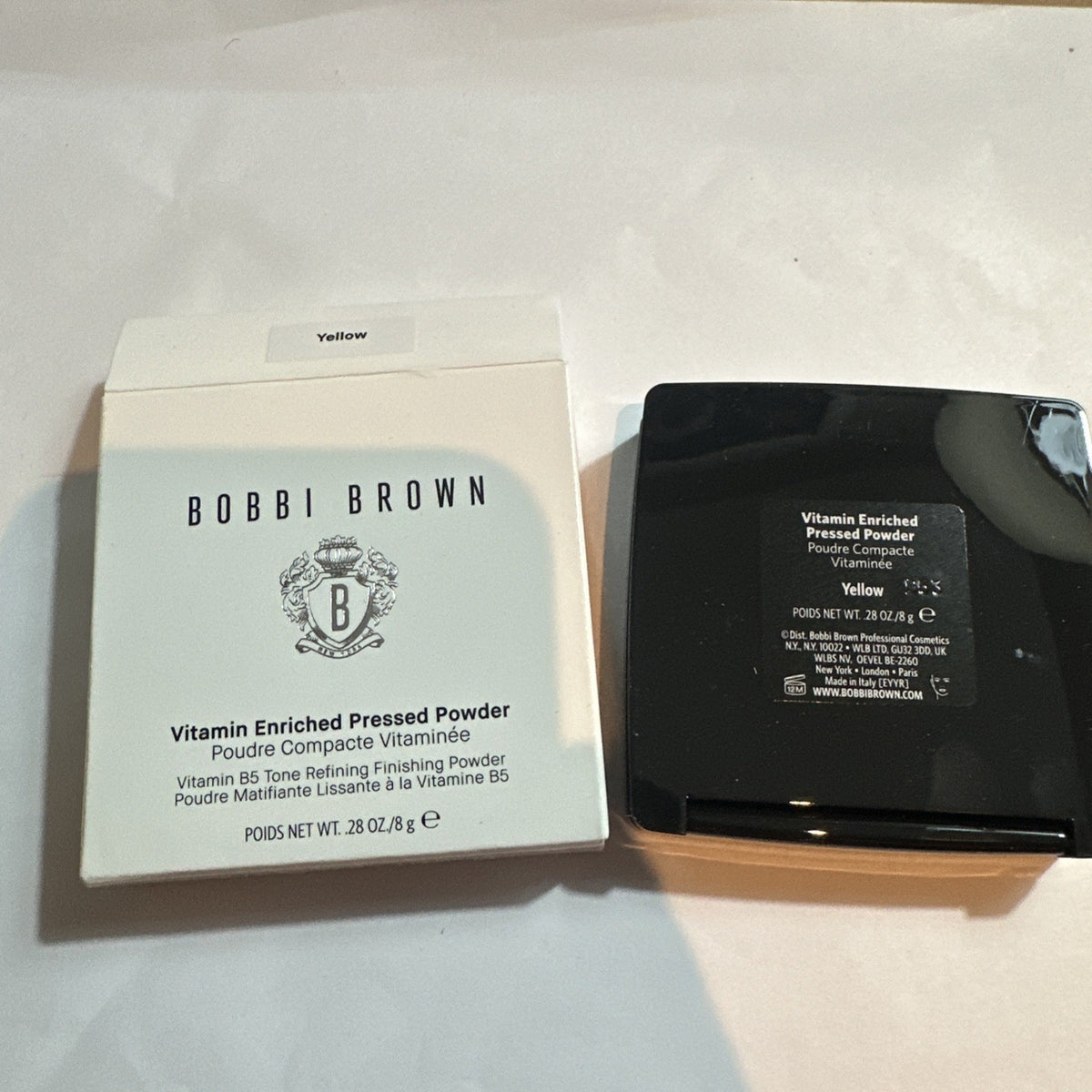 Vitamin Enriched Pressed Face Powder - Yellow Shade, Full Size 0.27oz