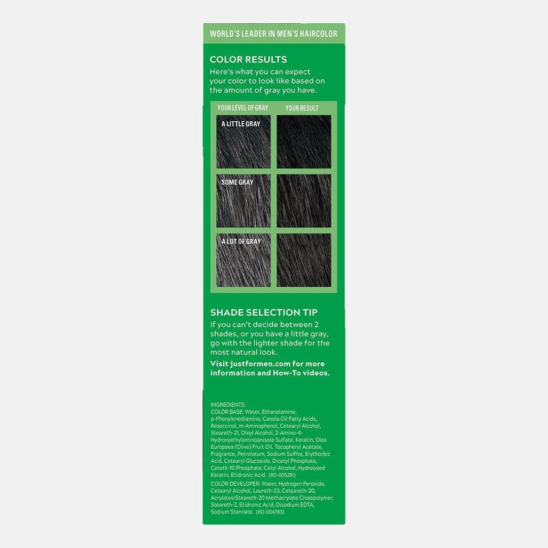 Men's Hair Color Dark Brown - 2 Pack Gray Coverage Formula