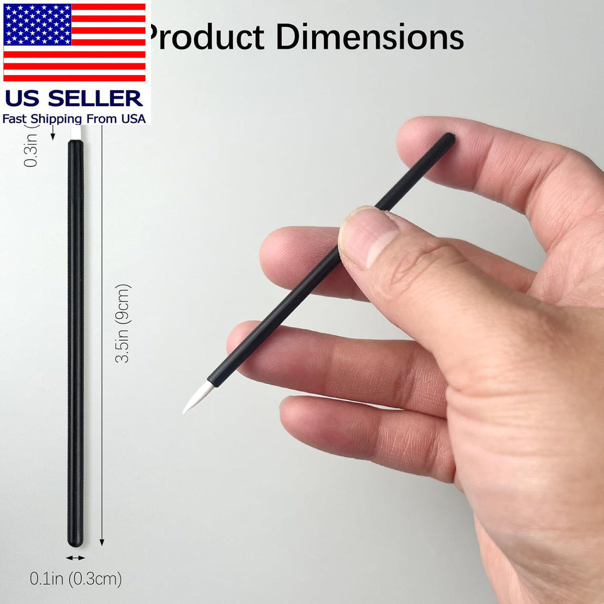 Disposable Eyeliner Brushes 100PCS Soft Precision Makeup Tools