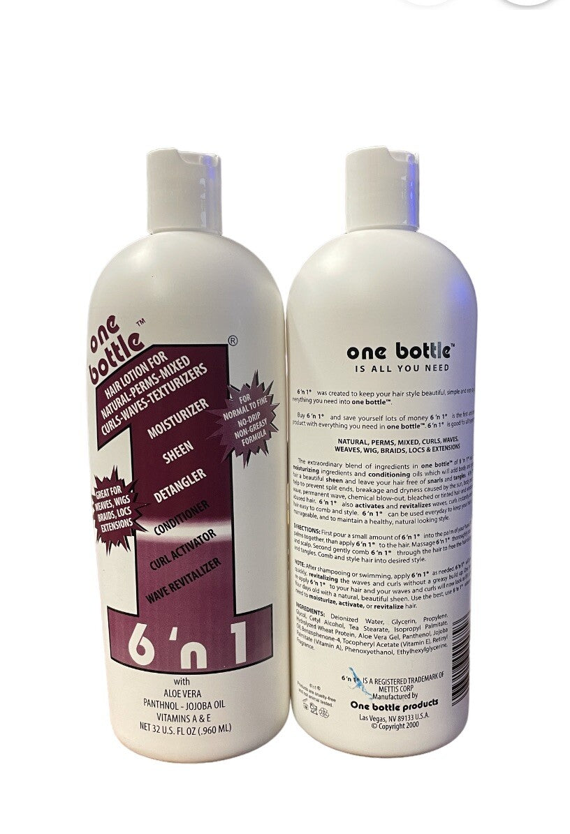 Hair Lotion for Natural Perms, Curls & Waves with Aloe Vera - 32 oz