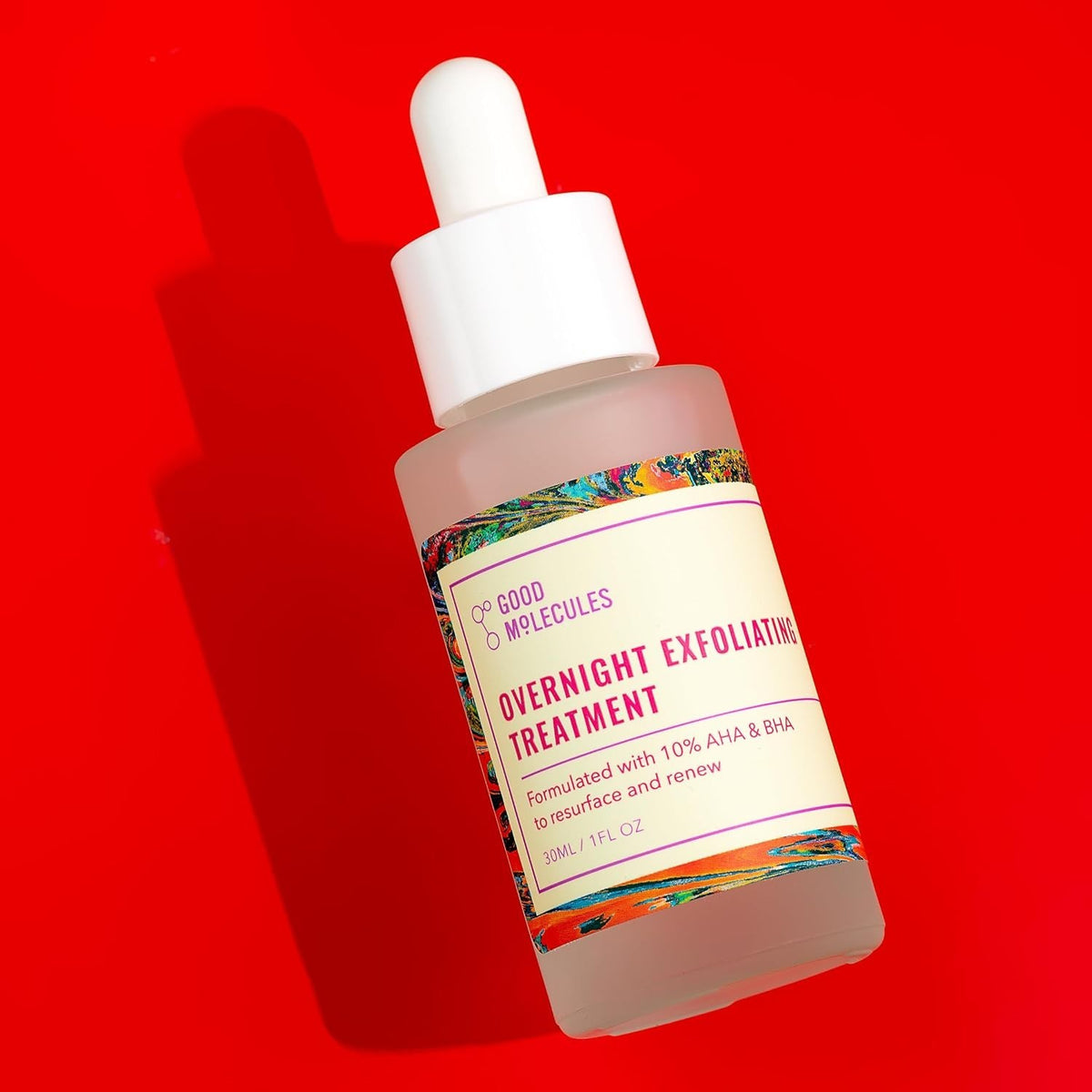 1 Fl Oz AHA BHA Overnight Serum - Resurface & Brighten Your Skin