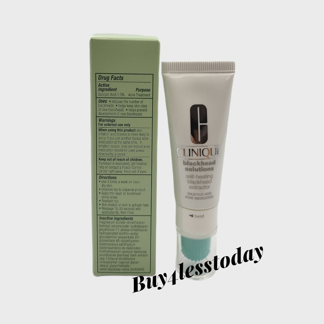 Self-Heating Blackhead Extractor Tool with Salicylic Acid for Pore Clearing