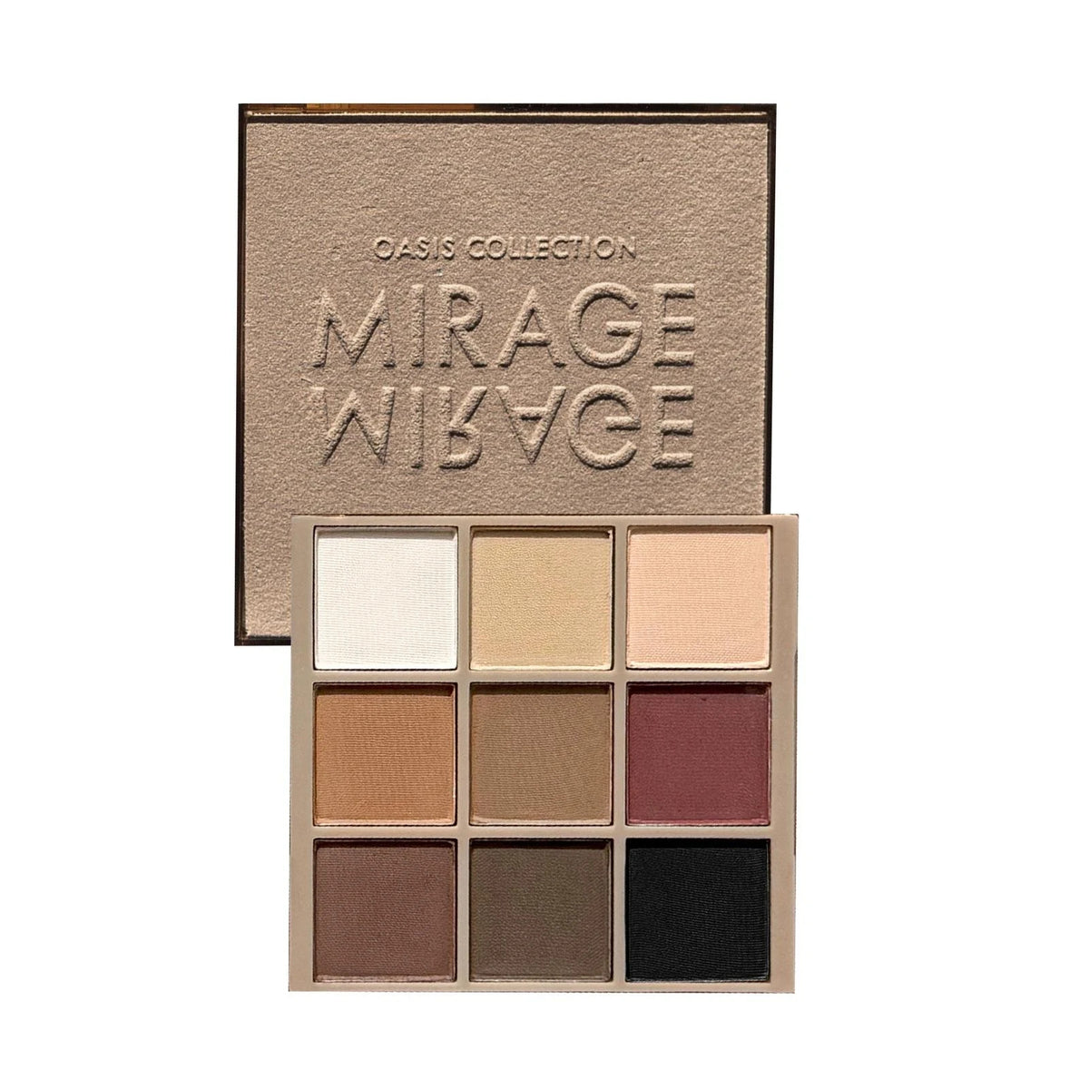 Vegan Eyeshadow Palette with Natural Tones - Multiple Shades